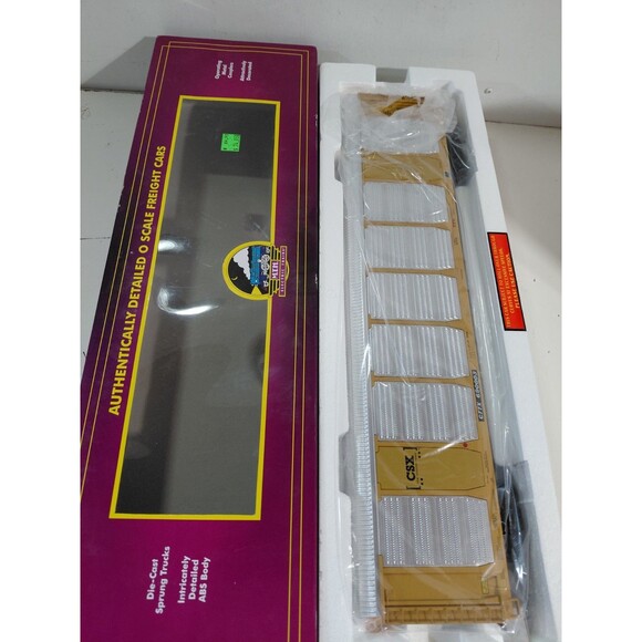 MTH Other - MTH 20-95151 O Gauge Model Railroad CSX Closed Auto Carrier Rack Car w/Box